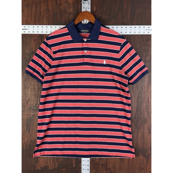 Ralph Lauren Polo Golf Pro Fit‎ Shirt Stripe Performance Pima Blend Men's XL EUC - Picture 1 of 8